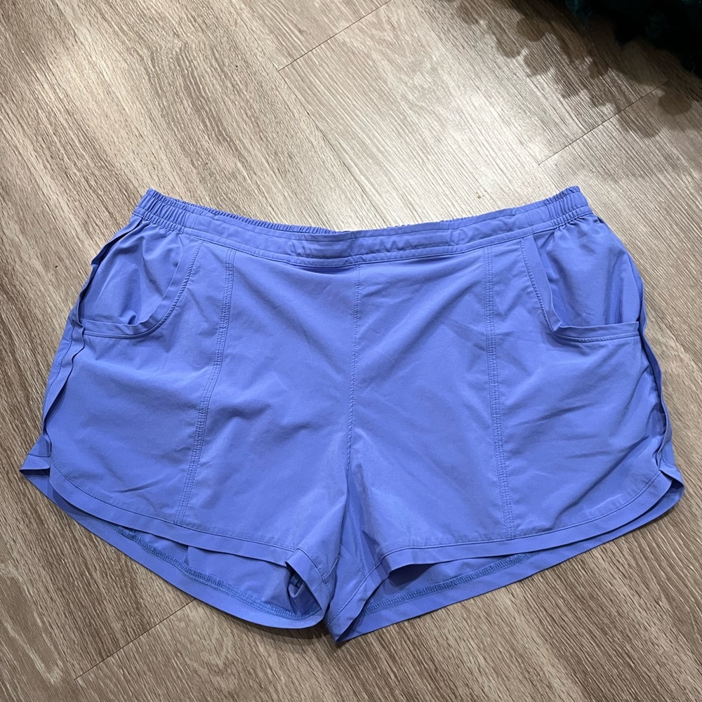 Athleta Lavender Blue Athletic Shorts
